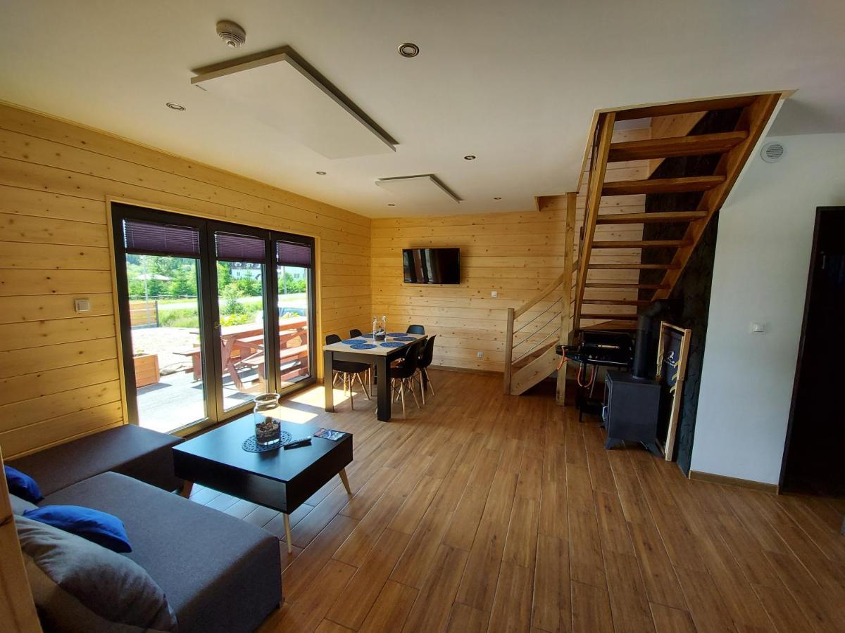 Osada Orlica Klimatyczne Domki Z Widokiem Na Gory I Termalnym Spa Sauna Jacuzzi 4 Km Od Zieleniec Ski Arena Lasowka 外观 照片